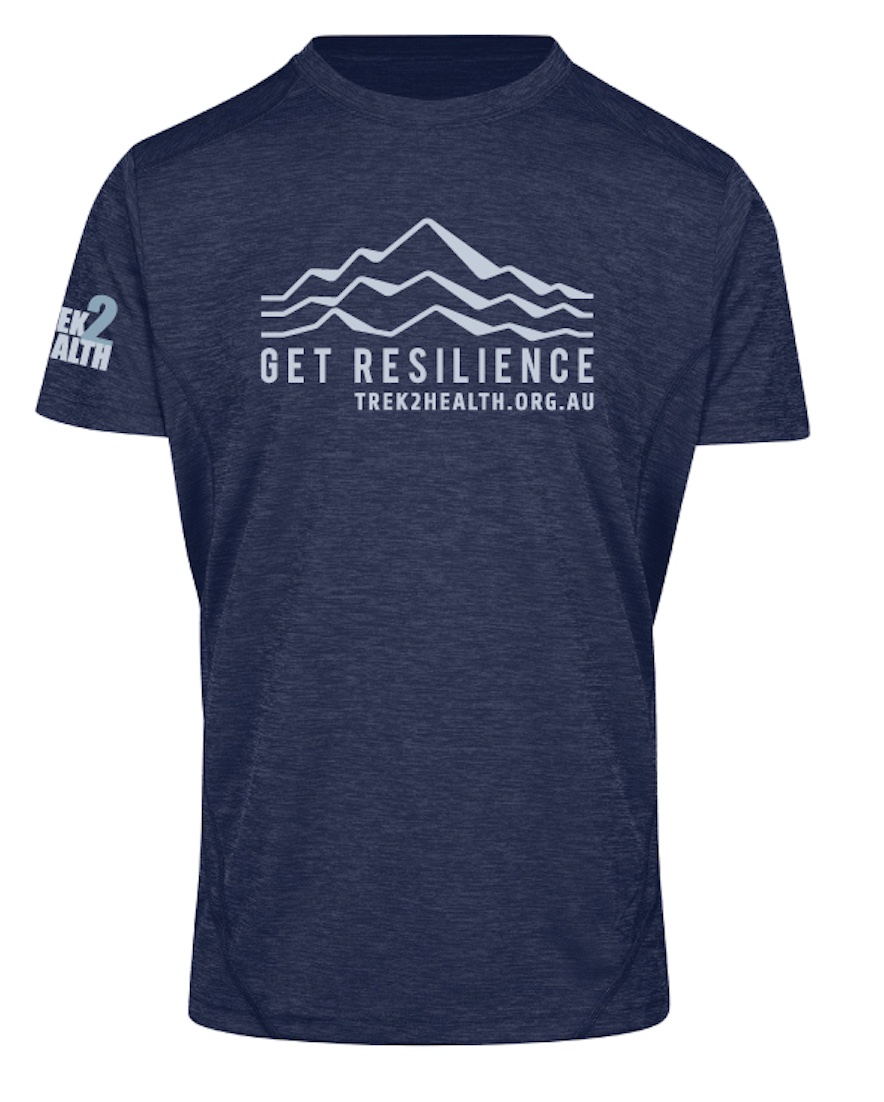 Fundraise $150 for a Trek2Health GET RESILIENCE endurance shirt